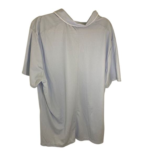 Nike Men's Baby Blue Dri-fit Golf Tech Polo Preppy Country Club Traditional 2XL - Picture 4 of 4